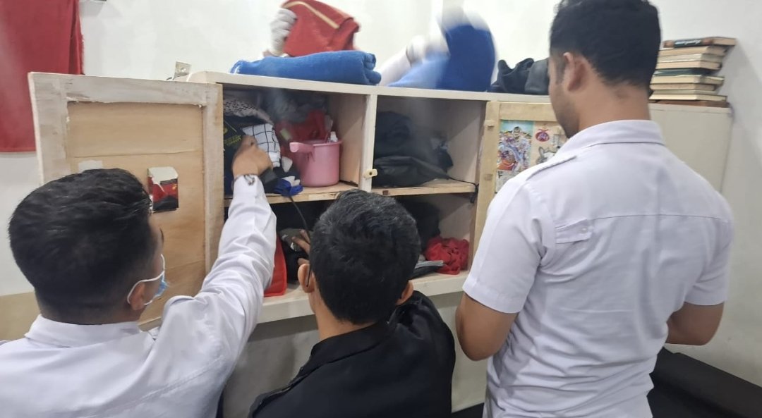 Jelang Natal dan Tahun Baru, Lapas Cianjur Gelar Razia Blok Hunian