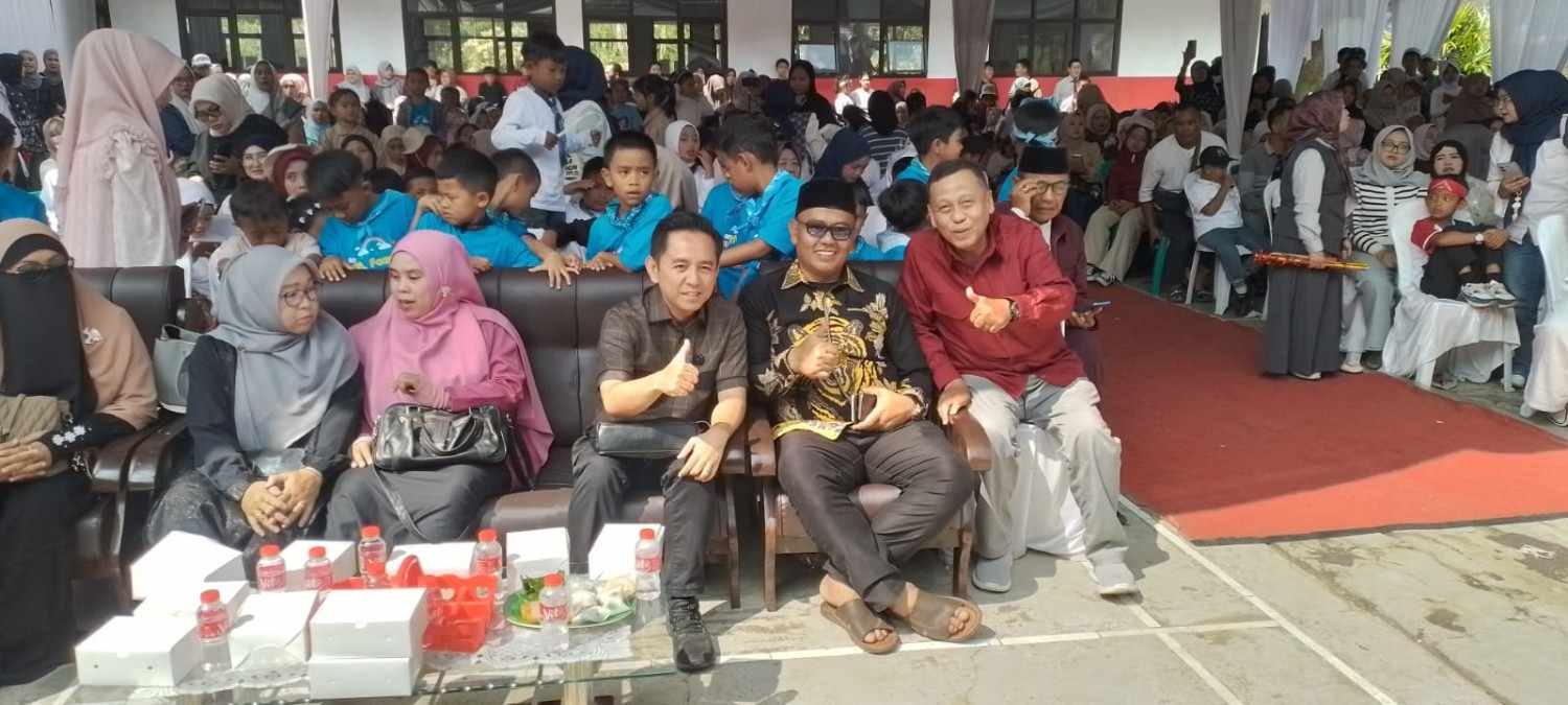 Hadiri Pelepasan Siswa SDN Cimacan 2, Lukmanul Hakim Bantu Perbaikan WC Sekolah