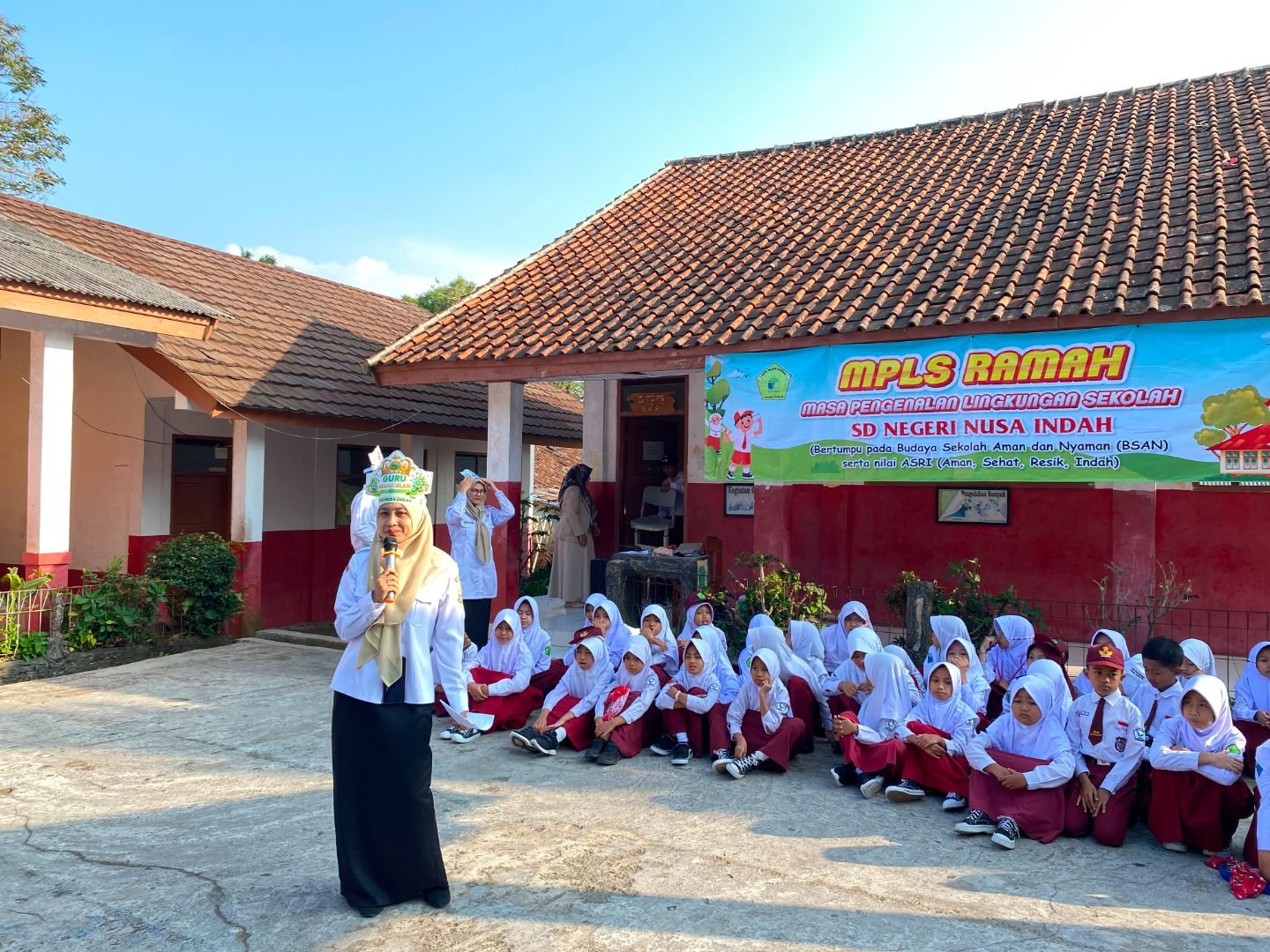 MPLS Ramah Dimulai, SDN Nusaindah Cipanas Sambut Murid Baru dengan Suasana Hangat dan Tanpa Pungutan